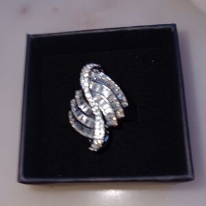 Ring size9 topaz created Nwt